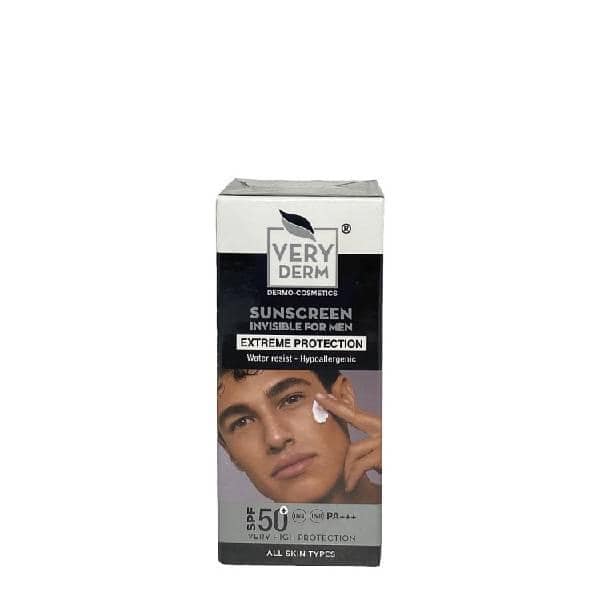 VERY DERM Ecran solaire SPF50+ invisible pour homme 50ml (date proche 06/2026) 1 ECRAN HOMME jpg