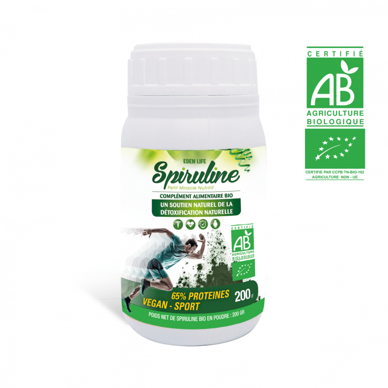 eden life spiruline poudre 200 gr 1 EDEN LIFE Spiruline Poudre gr webp