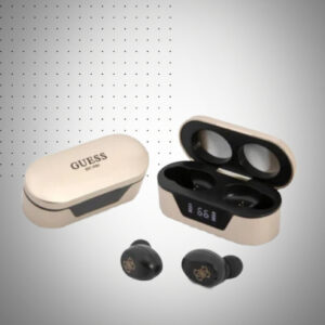 Ecouteur Guess True Wireless Triangle Logo Bt Écouteurs Stéréo Gold