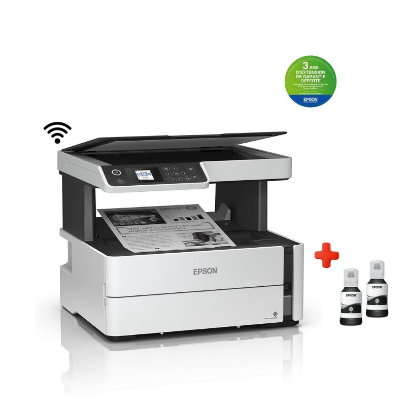 EPSON ECOTANK ET-M2170 – Imprimante Jet D’encre 3EN1 WIFI Recto/Verso 1 EPSON ECOTANK ET M &#; Imprimante Jet D’encre EN WIFI Recto/Verso