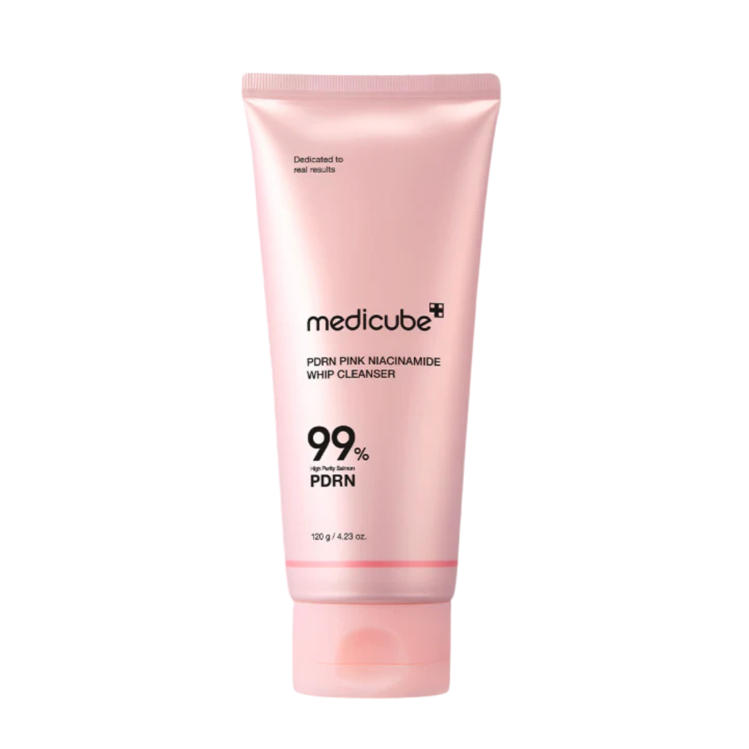 Medicube PDRN Pink Niacinamide Whip Cleanser 120G 1 FEFFE AA BAB