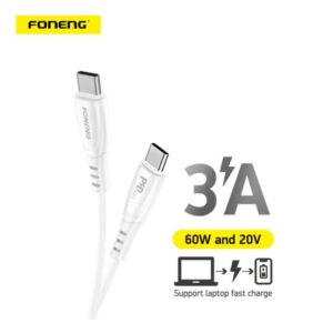 Câble USB Foneng X A W Fast Charge Type C à Type C