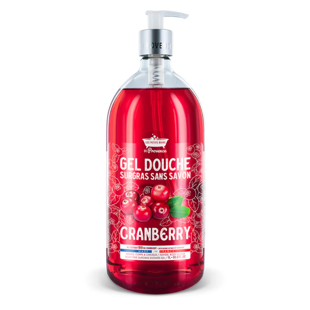 LES PETITS BAINS DE PROVENCE Gel Douche Cranberry 1 Flacon L gel douche cranberry