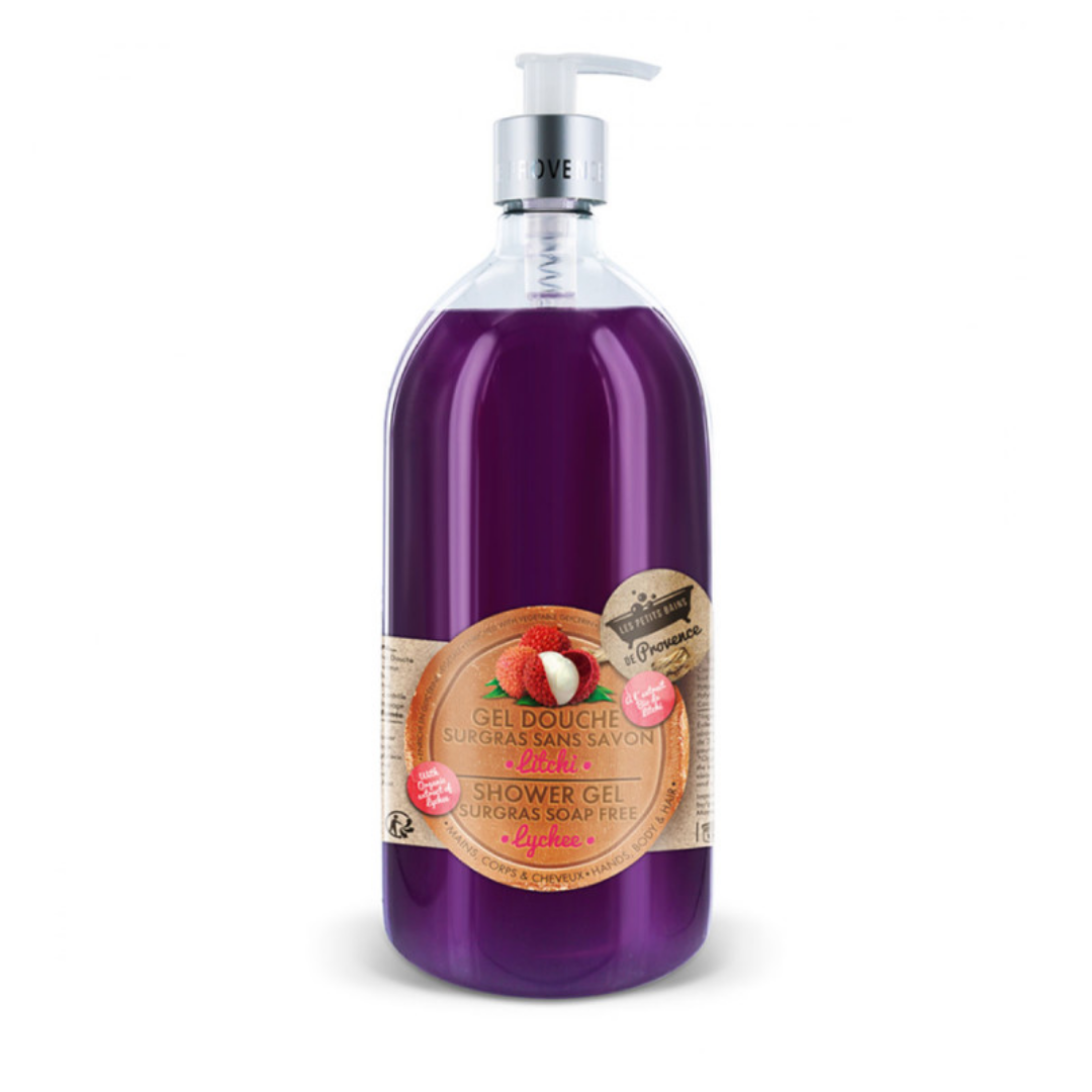 LES PETITS BAINS DE PROVENCE Gel Douche Litchi 1 Flacon gel douche Litchi L