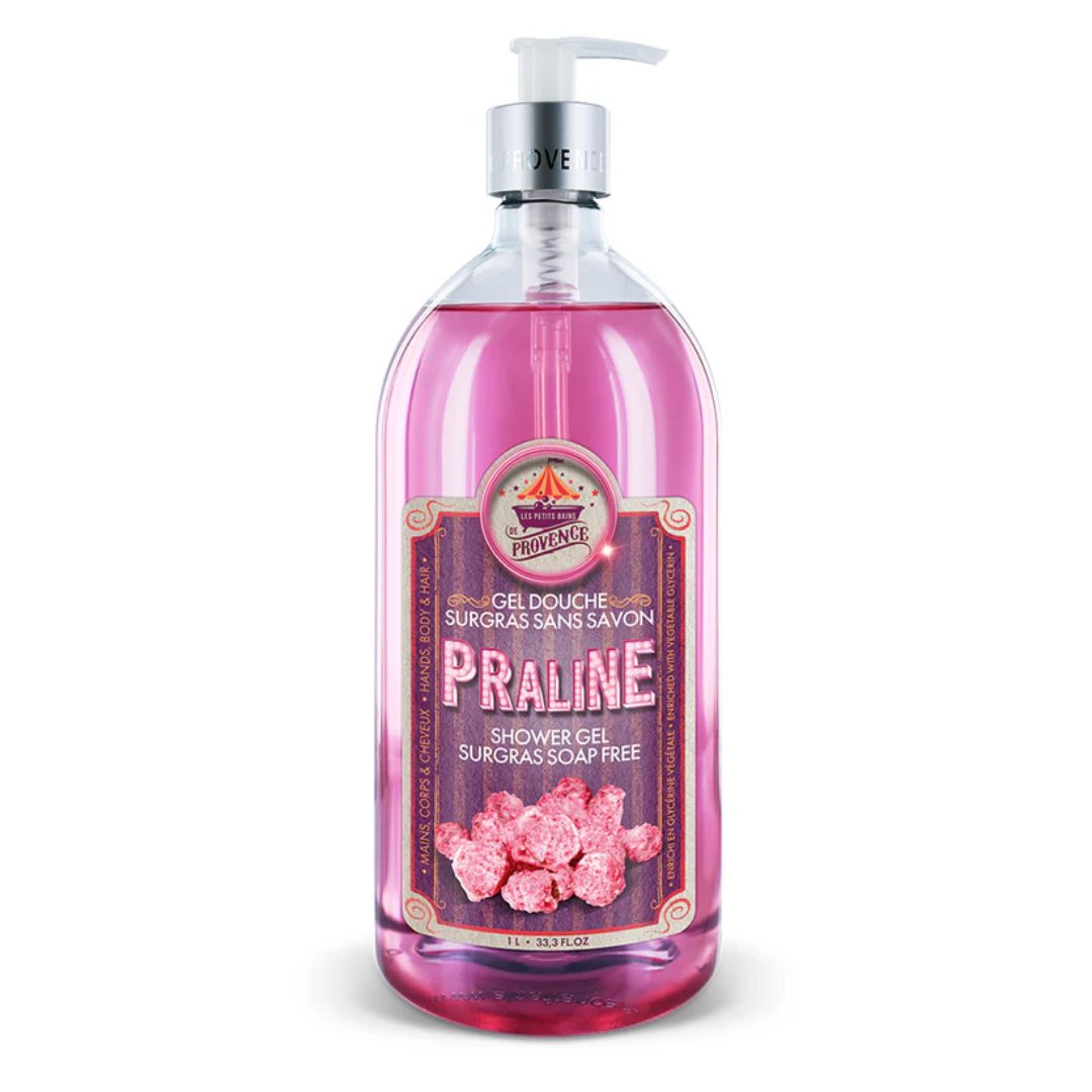 LES PETITS BAINS DE PROVENCE Gel Douche Praline 1 Flacon gel douche praline L