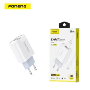 Chargeur Rapide double USB Foneng EU A pour iPhone