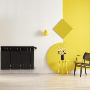 GF section aluminium radiator black jpg