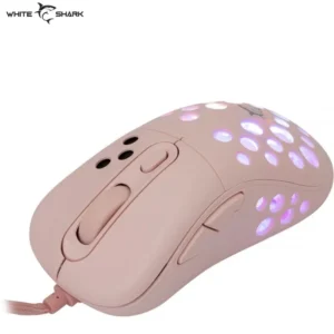 White Shark GM Azrael – Souris Gamer Filaire RGB Rose