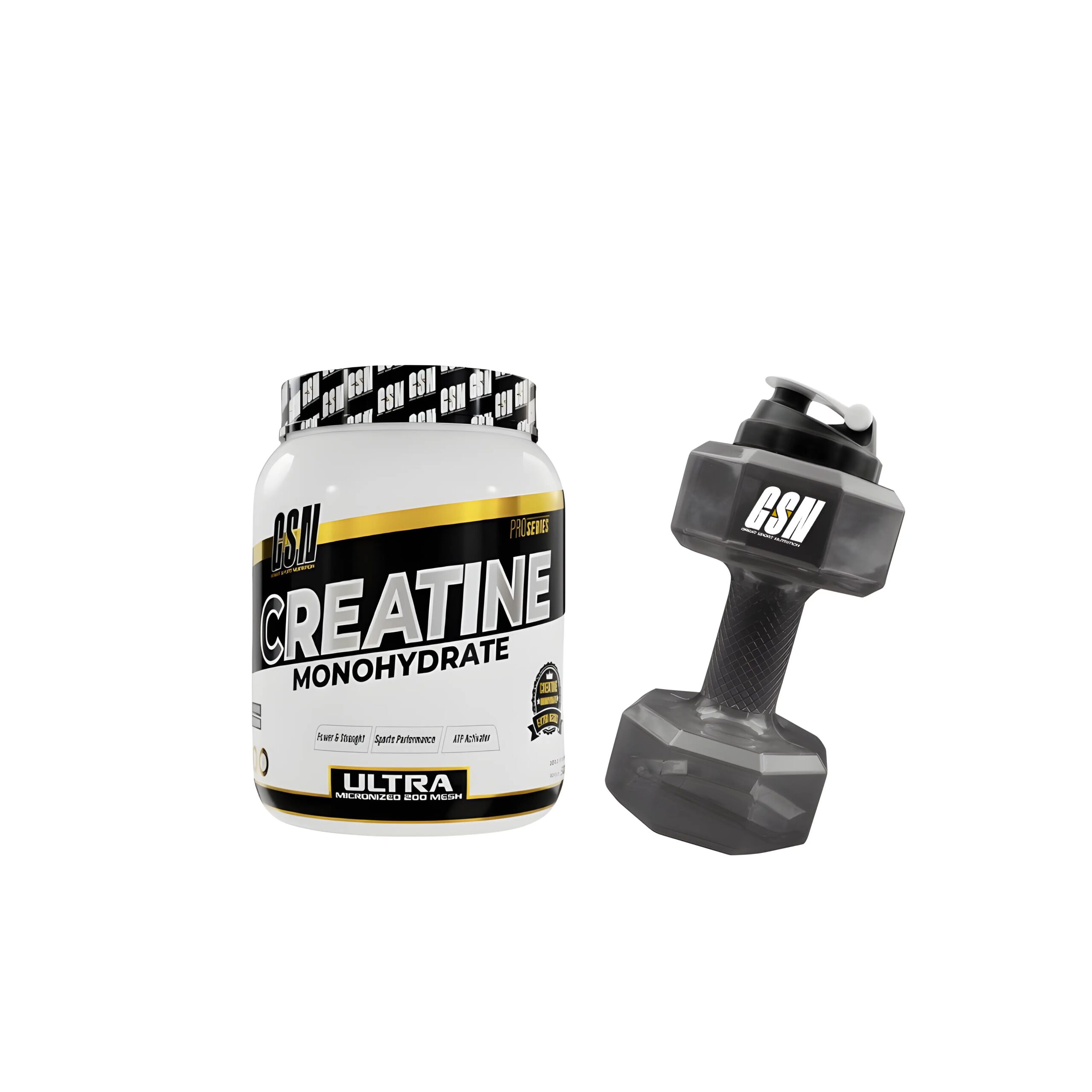 Gsn Monohydrate Creatine G Shaker Dumbbell GSN Gsn Nutrition