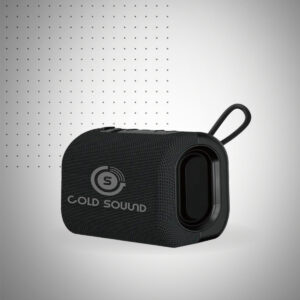 HAUT PARLEUR SANS FIL RECHARGEABLE GOLD SOUND &# NOIR