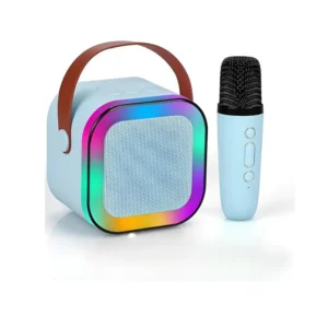 Haut Parleur Bluetooth K W Avec Microphone karaoke Bleu