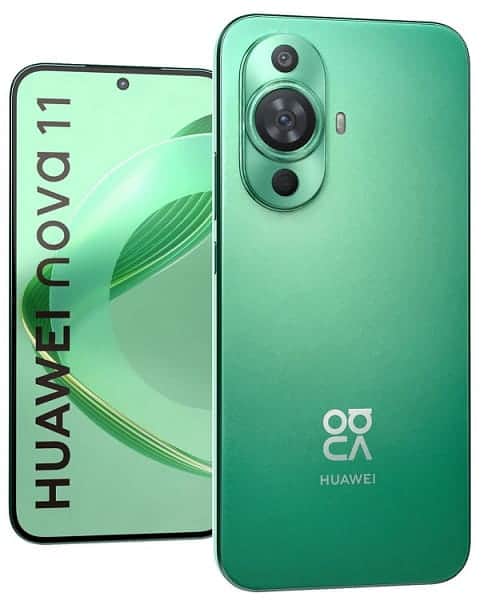 Smartphone Huawei Nova 11 (8+256Go) Vert 1 Smartphone Huawei Nova (+Go) Vert