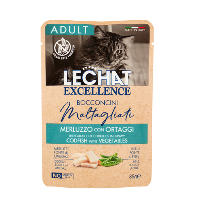 LE CHAT EXCELLENE - POCHON AU POISSON POUR CHAT 85GR 1 IMG
