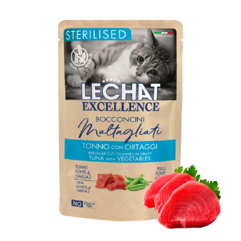 LE CHAT EXCELLENE - POCHON AU THON POUR CHAT STERILISE 85GR 1 IMG