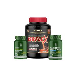 Isolfex Whey Isolate AllMax Zinc Bisglycinate perfect cap Magnesium Bisglycinate perfect cap Allmax