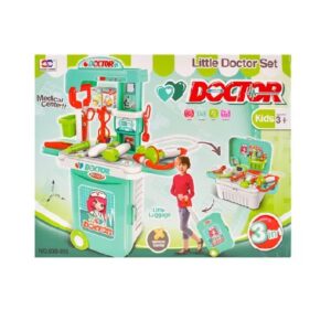 Jeu de docteur en avec valise et chariot jpg