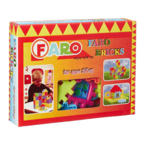 Jeu de Construction FARO Bricks Puzzle Assembler Multicolore imagex