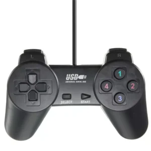 Manette de jeu simple Jeway USB Noir