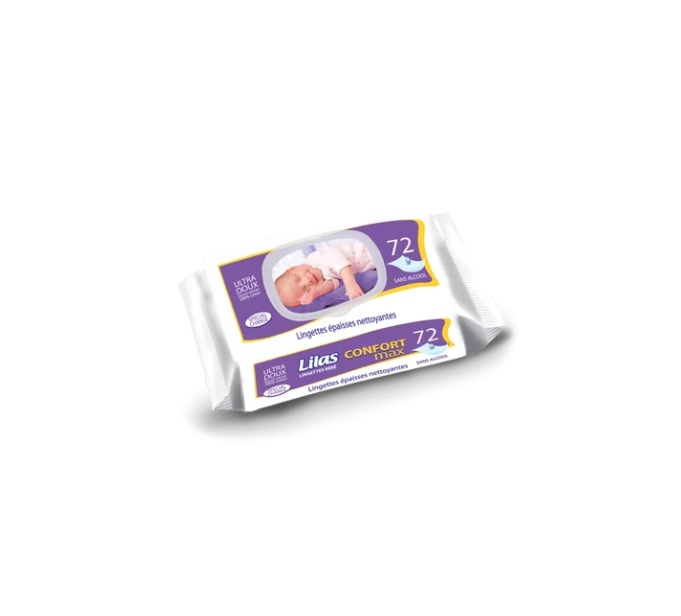 lilas lingettes bébé /72 1 LILAS LINGETTE BEBE jpg