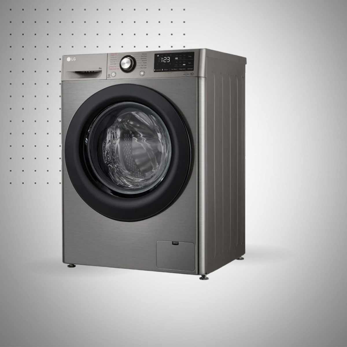 Lave Linge Frontal LG Vivace F4R3TYG6P 8kg – Silver 1 Lave Linge Frontal LG Vivace FRTYGP kg &#; Silver