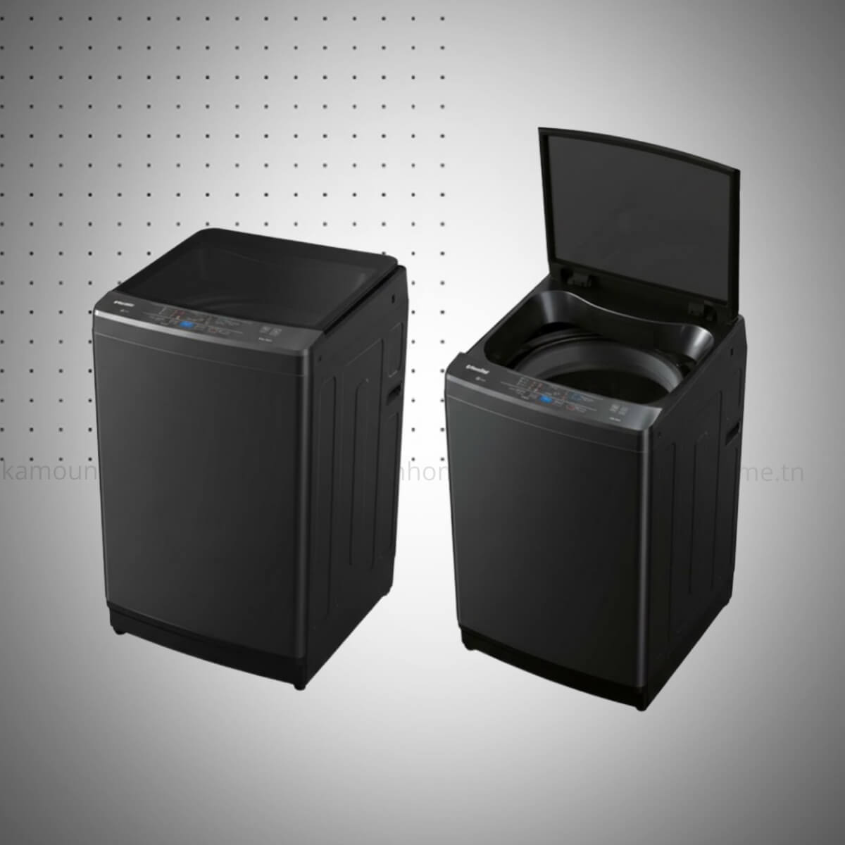 Lave Linge Top NEWSTAR AT12-680DG 12Kg – Dark GRIS 1 Lave Linge Top NEWSTAR AT DG Kg &#; Dark GRIS