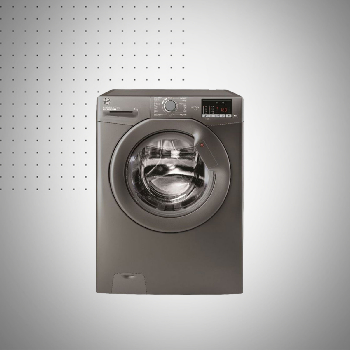 Machine à laver HOOVER 7Kg Smart Silver H3W272DGG-04 1 Machine à laver HOOVER Kg Smart Silver HWDGG