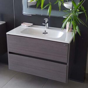 MEUBLE LOKE VICTORIA BLANC BRILLANT LAVABO ROCA jpg