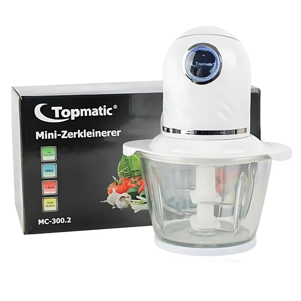 Mini Hachoir En verre Topmatic 300W 1LMG-300 1 MG MiniHachoirEnverreTopmaticWL