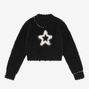 MohairStarSweaterBlack