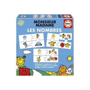 Monsieur Madame Les nombres Educa jpg