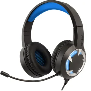 NGS GHX Micro Casque Gaming Noir et Bleu