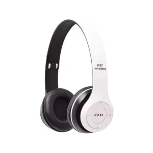 Casque Stéréo Bluetooth P Blanc