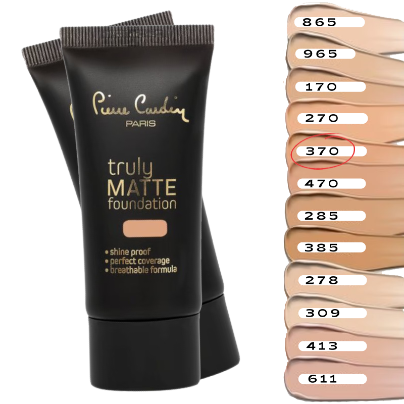 PIERRE CARDIN – TRULY MATTE Foundation 370 Neutral Beige 1 PIERRE CARDIN TRULY MATTE Foundation Neutral Beige png