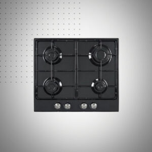 PLAQUE A GAZ VERRE PREMIUM FONTE FEUX CM APG BS NOIR