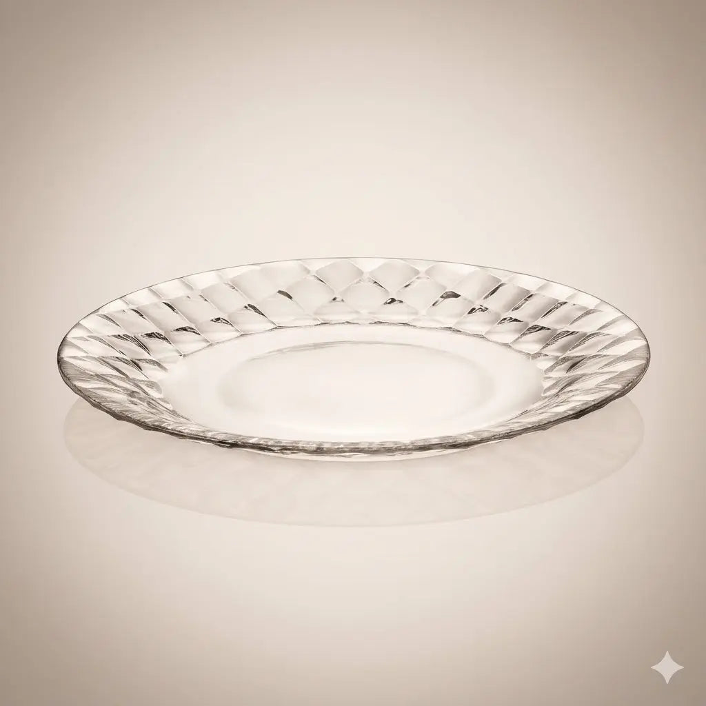 Plat Rond 28cm – Tiny Collection en Cristal de Bohême 1 PLATETINYCERCLE