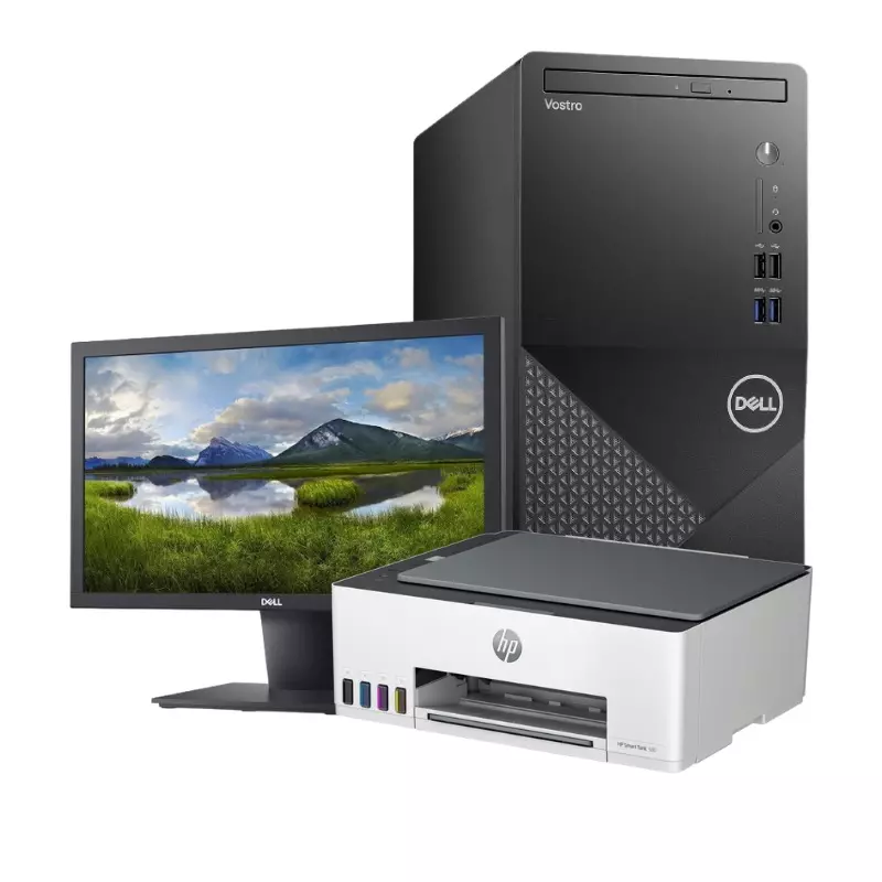 Pack Dell Vostro 3910 i3 12e GÉN 8Go 256Go +Imprimante +Ecran DELL 20″ 1 Pack Dell Vostro i e GÉN Go Go +Imprimante +Ecran DELL ″