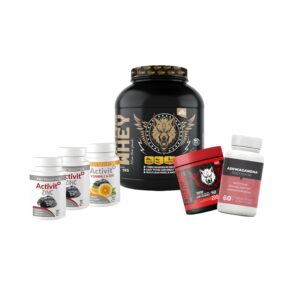 Pack Pure Whey AW Kg zinc activitplus vitc activitplus creatine g aw ashwangha herbz cap American Wolf Nutrition