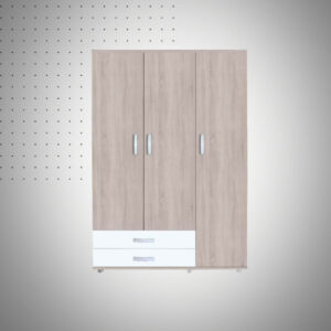 Penderie Zeineb Sotufab P+T Chene Brut / Blanc