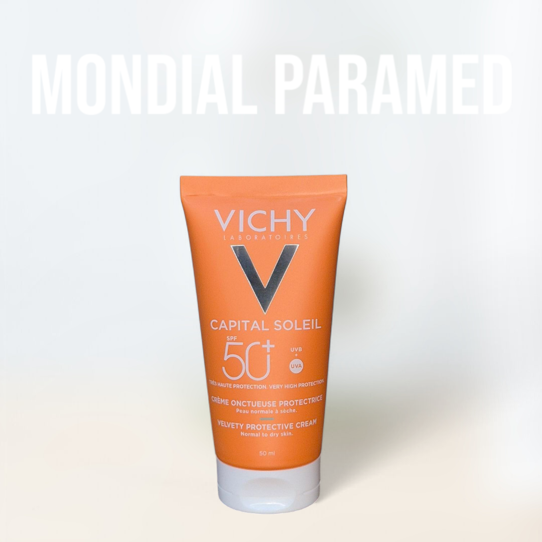 VICHY CAPITAL SOLEIL CREME ONCTUEUSE PROTECTRICE SPF50+ 50ML 1 Photoroom