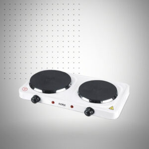 PLAQUE CHAUFFANTE DOUBLE BLANCHE FLORIA