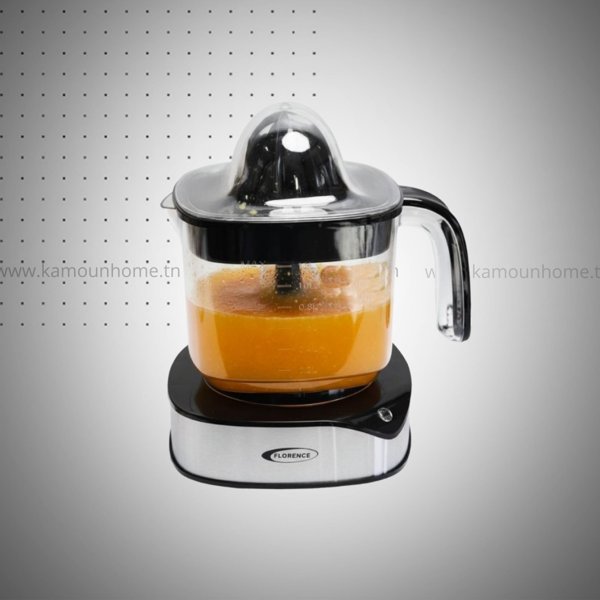 Presse-Agrume Électrique 100W 1.2 L – Florence HK-444-2 1 Presse Agrume Électrique W L – Florence HK