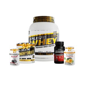 Pure Whey G Gsn Pack vit c cap zinc cap testo booster herbz cap creatine g gsn Gsn Nutrition