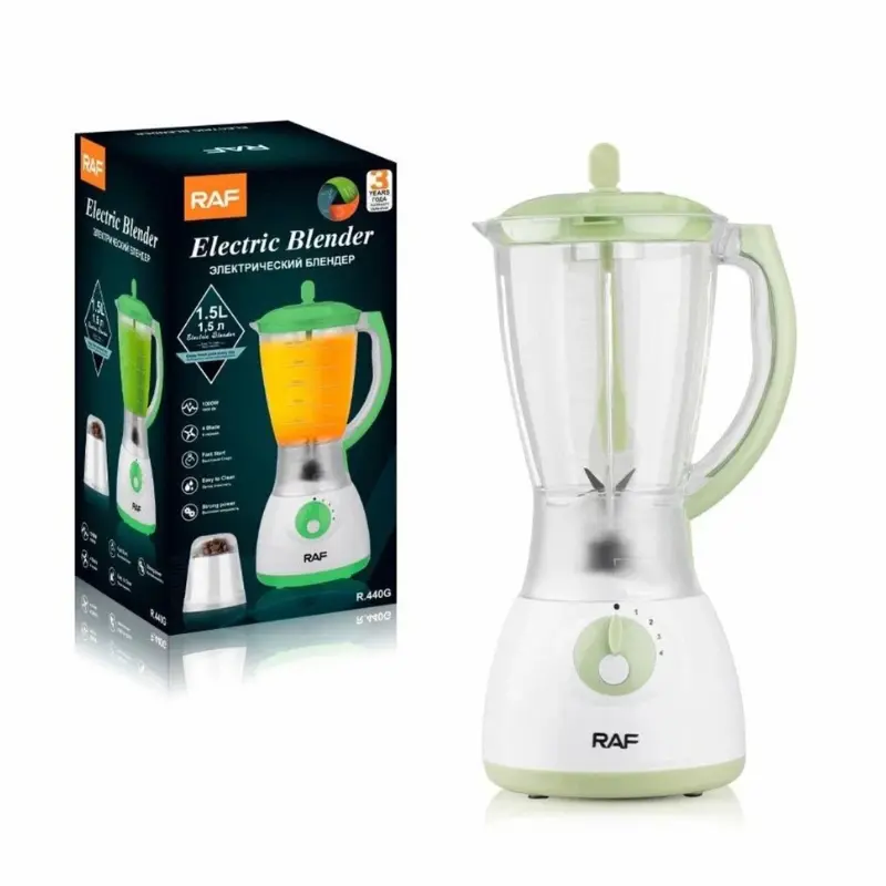 RAF R.440G – Blender 1.5L 1000W Vert 1 RAF R G &#; Blender L W Vert