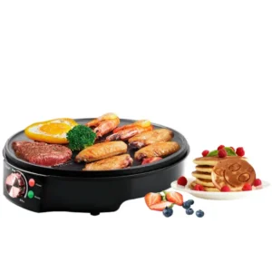 RAF R &# Crêpière Électrique Noir W