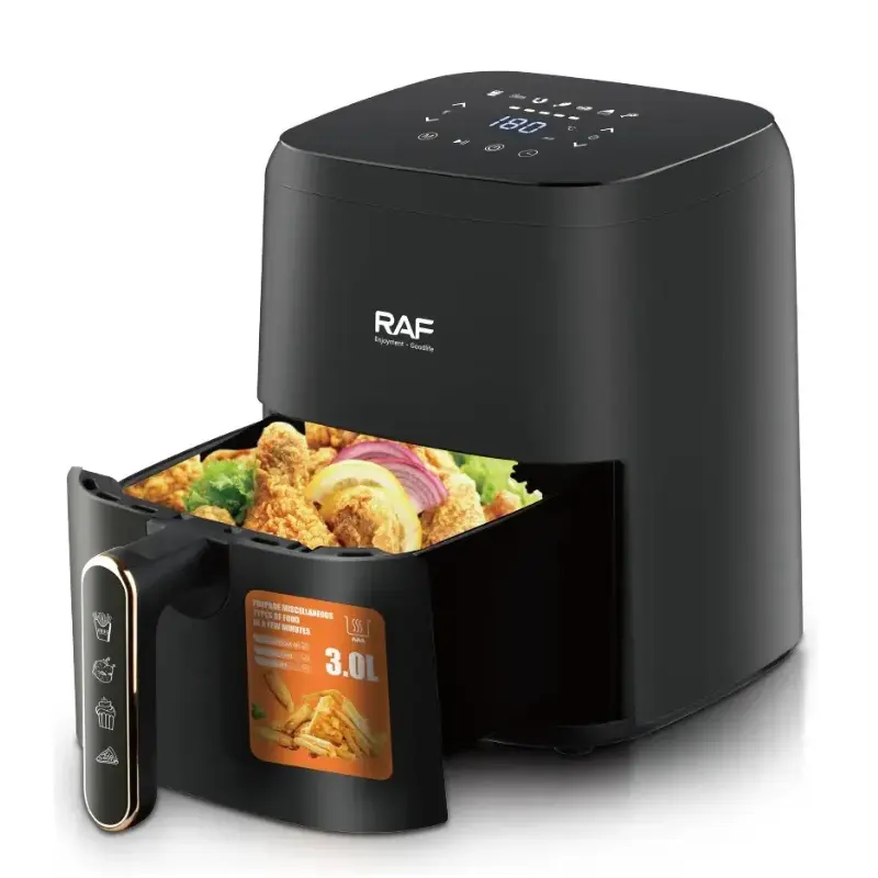 RAF Air Fryer R.5362B 3L – Friteuse Sans Huile Noir 1 RAF Air Fryer R B L &#; Friteuse Sans Huile Noir