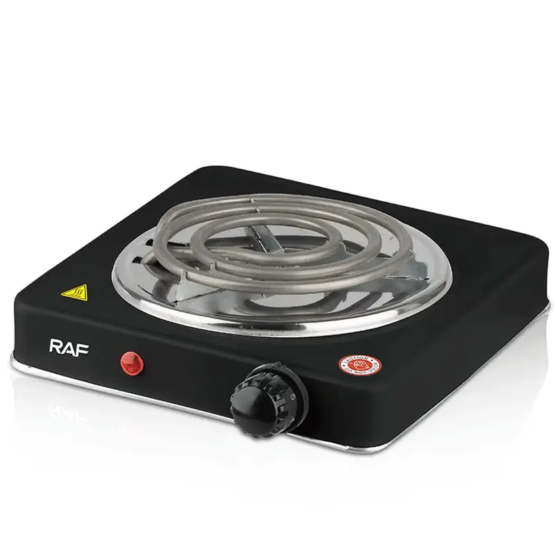 RAF R.8010BB – Plaque De Cuisson Électrique 1 Feux 1000W Noir 1 RAF R BB &#; Plaque De Cuisson Électrique Feux W Noir