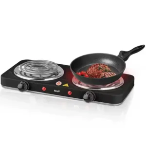 RAF R BB &# Plaque De Cuisson Électrique Feux W Noir