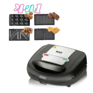 RAF R Machine à Sandwich en W Noir