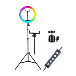 Ring Light LED RGB D Cm avec Trépied