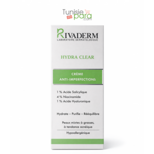 RIVADERM HYDRA CLEAR CREME ANTI IMPERFECTIONS GR png